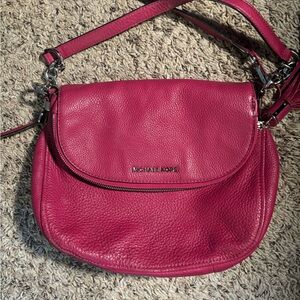 Michael Kors Pink Leather Crossbody Bag